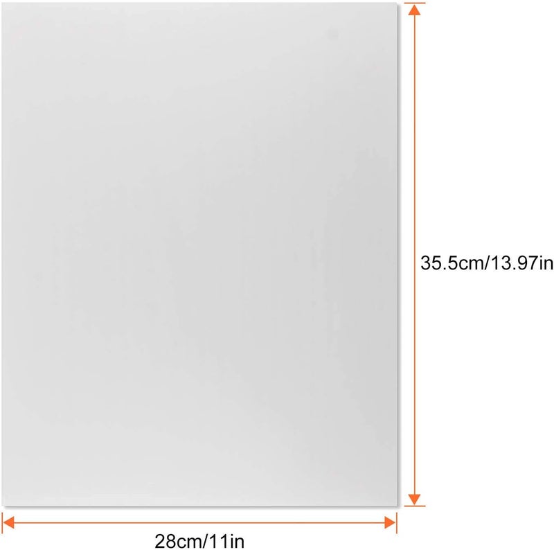 Acrux7 20 Pack 11" X 14" Foam Boards, 1/8" Thickness Foam Core Baking Boards Polystyrene Poster Board Signboard for Presentations, School, Office & Art Projects - Image 2