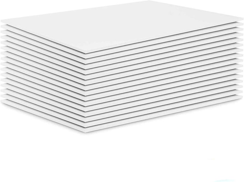 Acrux7 20 Pack 11" X 14" Foam Boards, 1/8" Thickness Foam Core Baking Boards Polystyrene Poster Board Signboard for Presentations, School, Office & Art Projects - Image 1