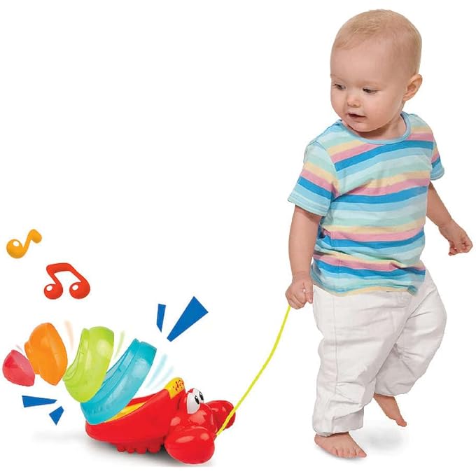 PULL ALONG CRAB STACKER INTERACTIVE TOY - Image 4