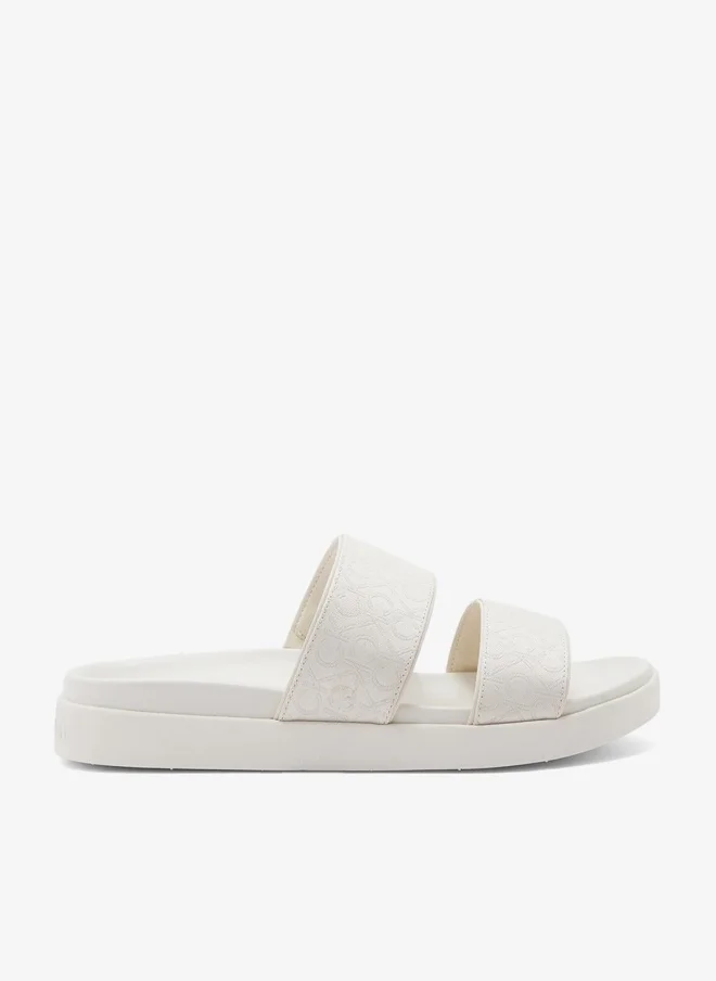 CALVIN KLEIN Casual Double Strap Flat Sandals