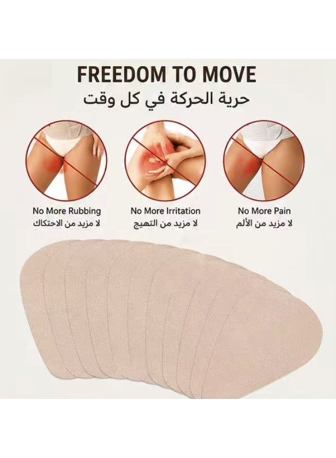 10-pack anti-friction thigh pads, invisible anti-sweat and anti-chafing patches, suitable for inner thighs, calves and heels. - Image 3
