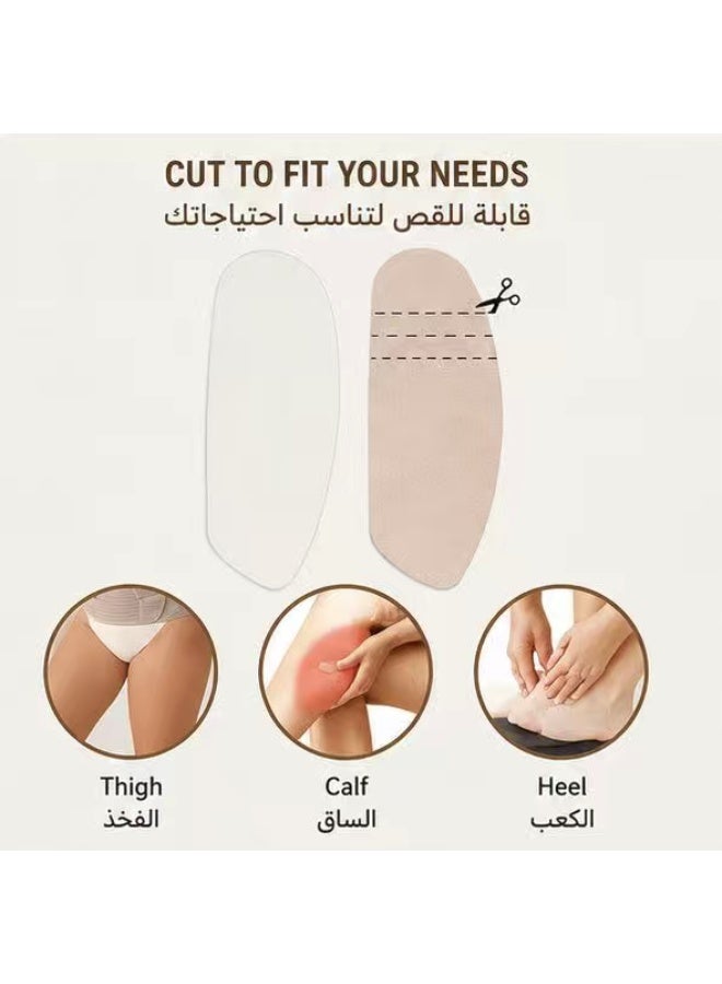 10-pack anti-friction thigh pads, invisible anti-sweat and anti-chafing patches, suitable for inner thighs, calves and heels. - Image 2