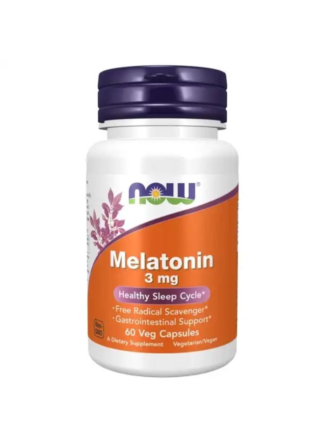 Now 3mg Melatonin Capsules are designed to support sleep and overall wellness. Melatonin, a naturally occurring hormone produced in the pineal gland, regulates
