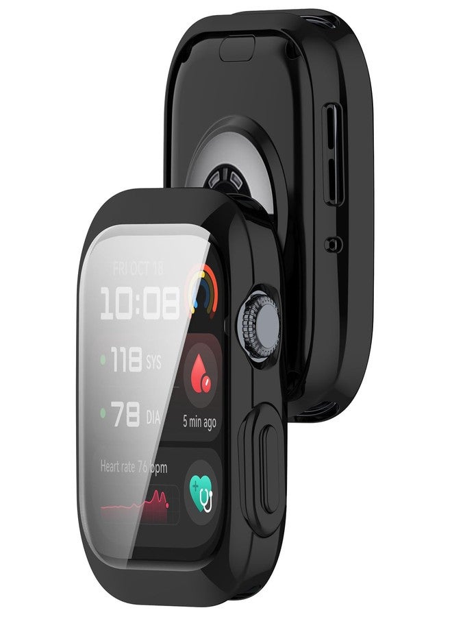 Yrzper Compatible with Huawei Watch D2 Screen Protector Case 2024, Soft TPU Plated All Around Scratch-Proof Screen Protector Case Cover for Huawei Watch D2 (2black) - Image 4