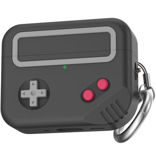 TRONWIN for AirPods Pro 3 Case - 2025 Silicone Game Console Design Case for Apple AirPods Pro 3rd Generation, Cute Airpod Pro 3 Cover for Men/Women (Black) - Image 1
