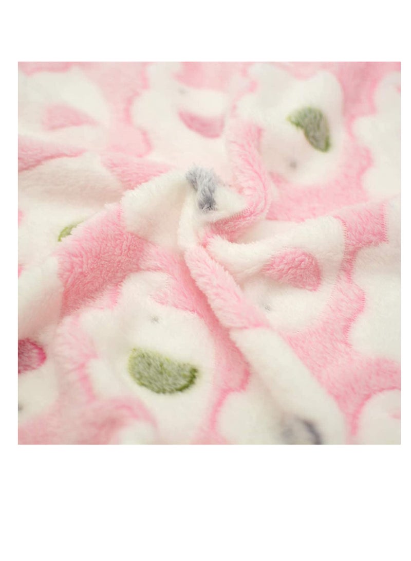 3 Pack Dog Blankets, Ultra Soft Elephant Pattern Pet Blanket, Cozy Flannel Throw for Small Dogs and Cats (23x16 - Image 3