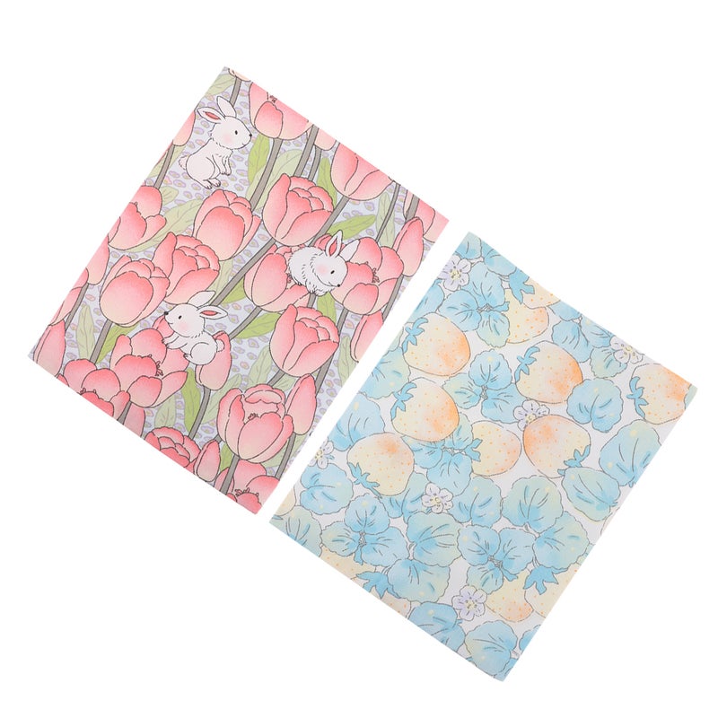 4 Pcs Book Cloth Sleeve Decorative Pattern Book Cover Book Cover Notebook Sleeve Ornament - Image 4