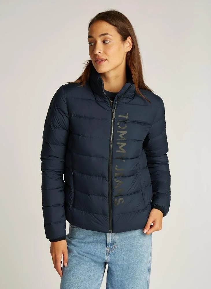 تومي جينز High Neck Puffer Jacket