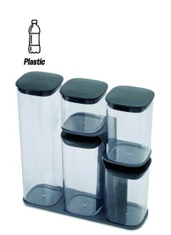 Joseph Joseph Joseph Joseph Podium Storage Jar Set 5-piece with Stand  - Image 1