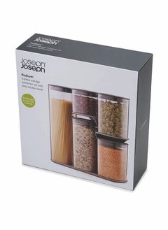 Joseph Joseph Joseph Joseph Podium Storage Jar Set 5-piece with Stand  - Image 2