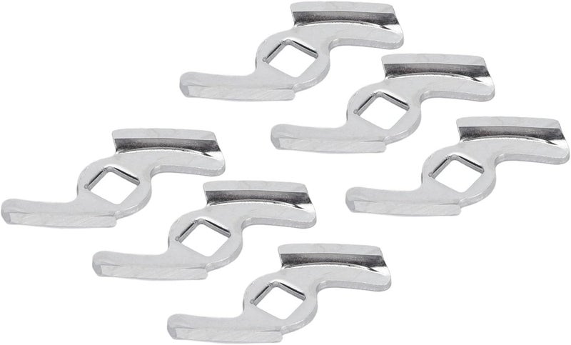 Zerodis 6 Piece Stainless Steel Meat Grinder Blades, Size 5 Replacement Parts for Meat Processing and Chopping Machines - Image 5