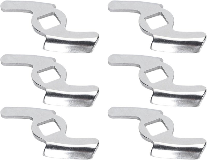 Zerodis 6 Piece Stainless Steel Meat Grinder Blades, Size 5 Replacement Parts for Meat Processing and Chopping Machines - Image 4