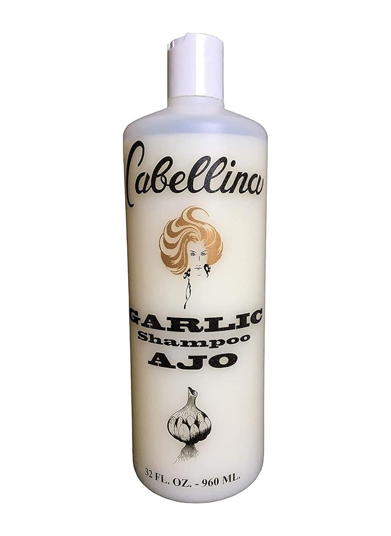 Cabellina Garlic Shampoo - Hair Loss Shampoo - Hair Growth for Women and Men 32 Ounce  - Image 1
