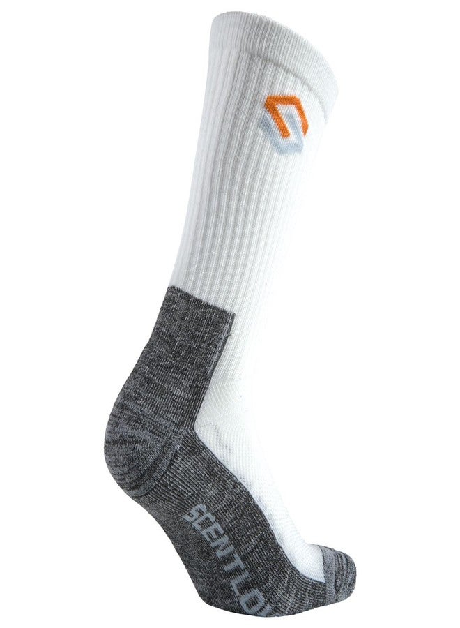ScentLok Men's Everyday Socks (White, Large) - Image 4