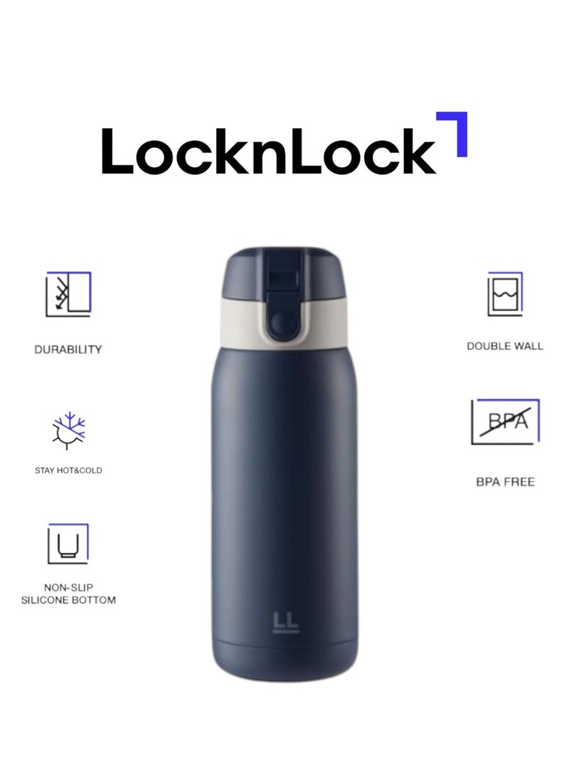 LOCK & LOCK LocknLock Chubby Tumbler 370ml - Blue  - Image 1