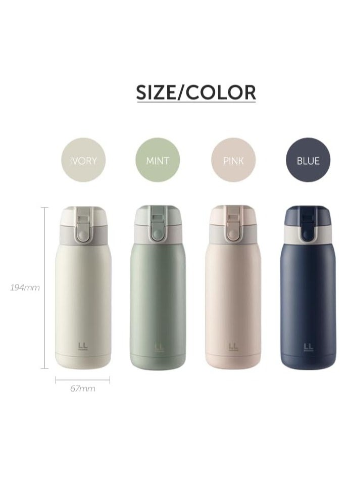LOCK & LOCK LocknLock Chubby Tumbler 370ml - Blue  - Image 4