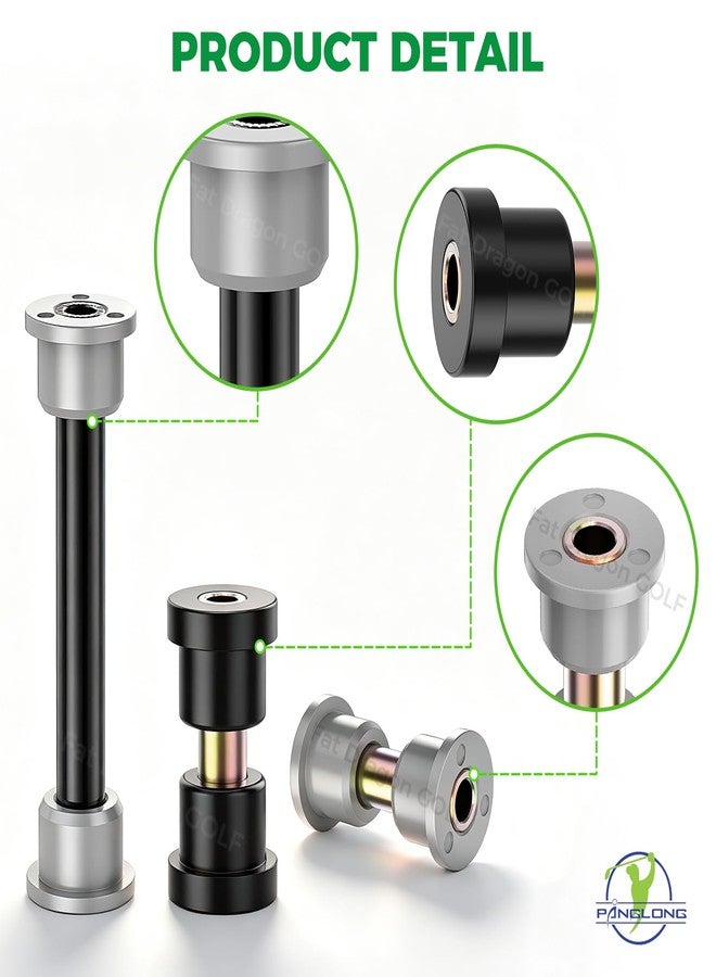 Panglong Club Car Precedent Bushing Kit, Front Suspension & Rear Suspension and A Arm Bushing Kits, Polyurethane Bushings Kit Suitable for 2004-Up Precedent, OEM #102506601, 102506401, 102956201 - Image 3