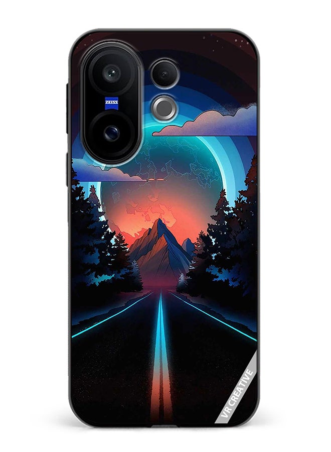 Protective Case Cover For Vivo X200 FE Road To Paradise Design Multicolour