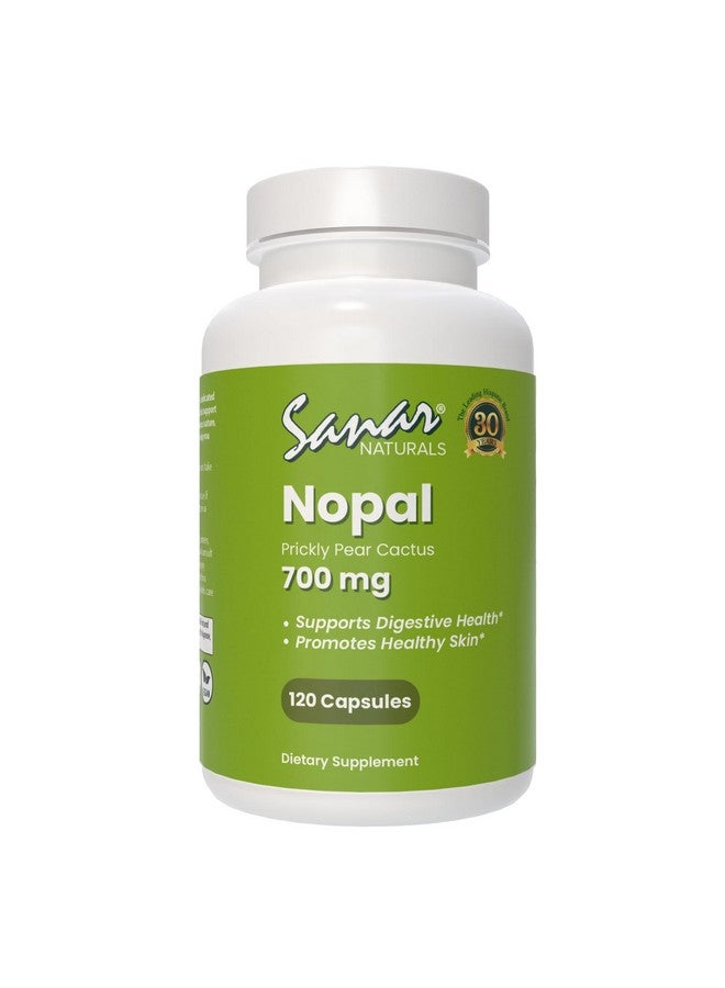 Sanar Naturals Nopal Capsules - Prickly Pear Cactus, GLP-1 Support Fiber Supplement for Digestive Gut Health - Sugar Free, Gluten Free,120 Pills - Image 1