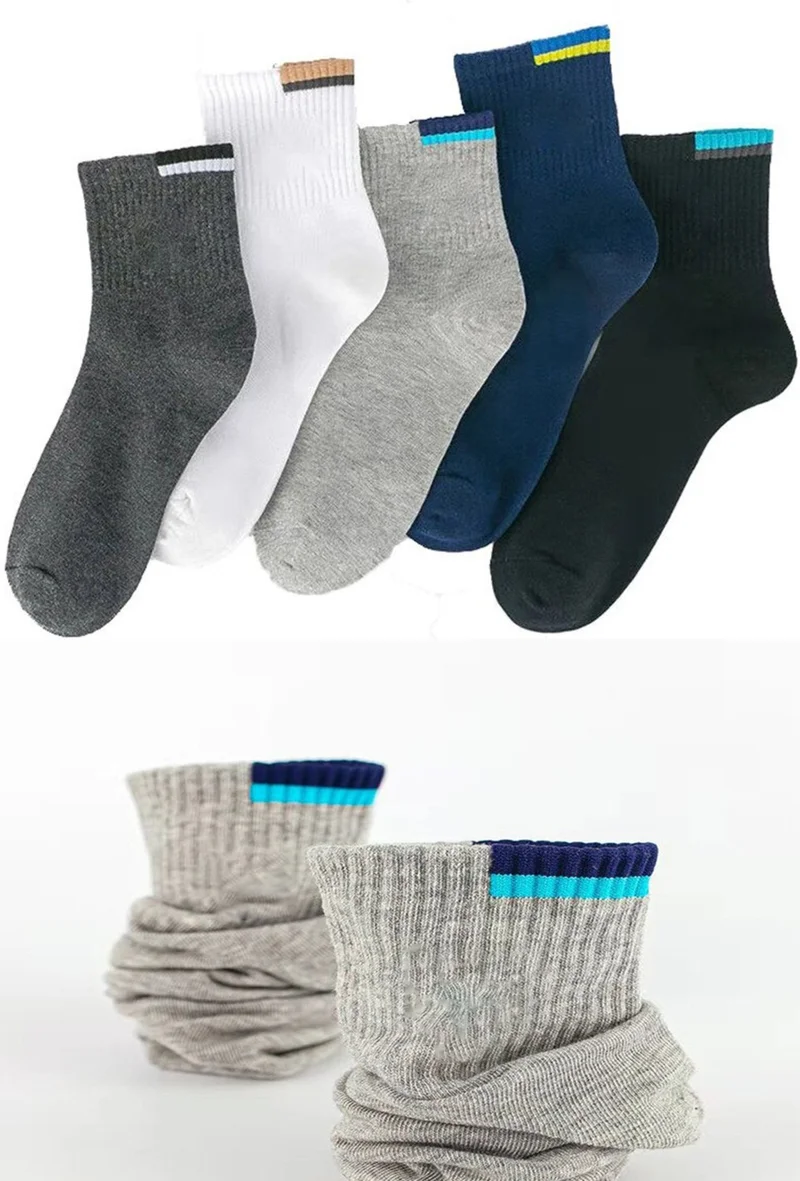 Bgk 5-pack Men's Short Sport Socks Cotton