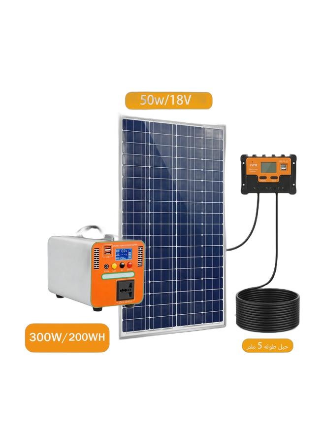 Bundle of [300W/200Wh Power Bank] + [50W/18V Solar Panel] - Image 1