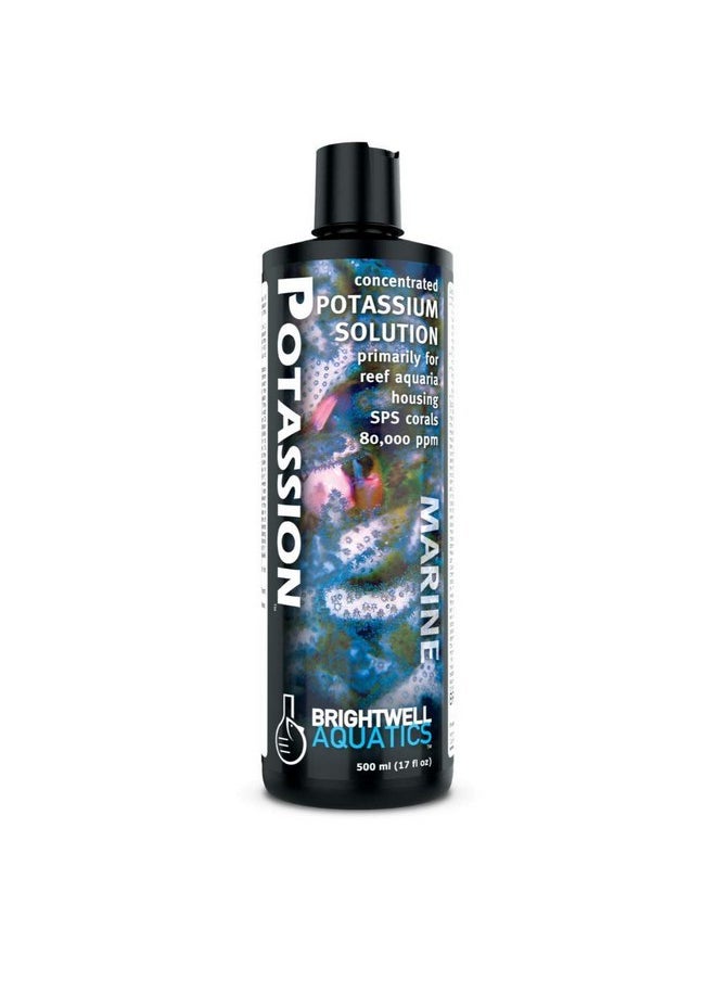 Brightwell Aquatics - Brightwell Aquatics Potassion - Liquid Potassium Supplement for Marine Reef Fish Aquariums 500-ml - Image 1