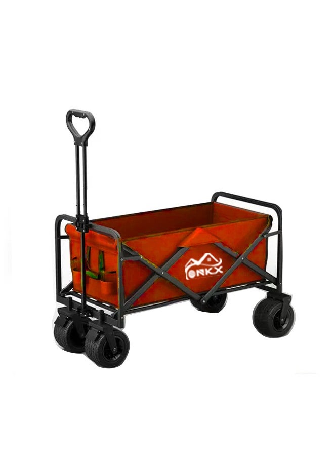 NKX Foldable Multifunctional Outdoor Wagon Shopping Cart  - Image 1