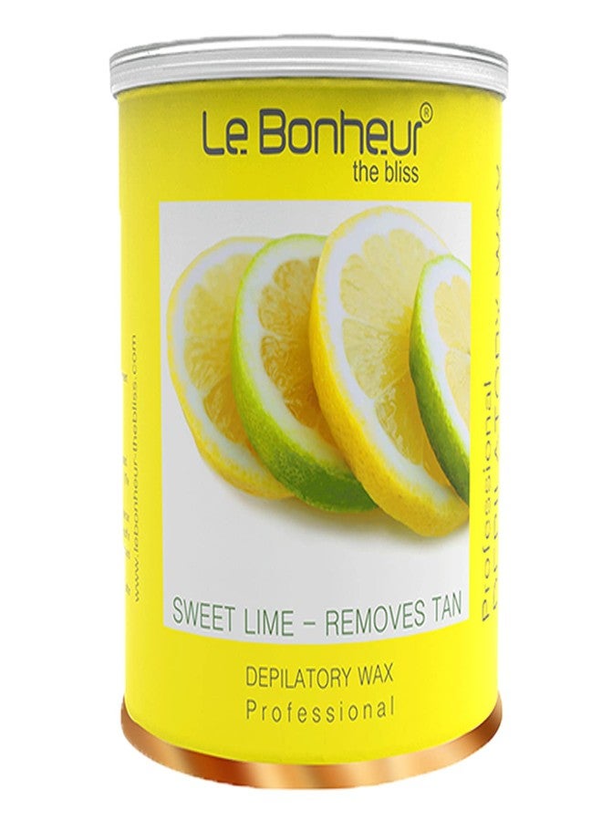 Le Bonheur.. Le Bonheur Sweet Lime D Tan Wax 800gm - Suitable for Hair and Tan Removal - Image 1