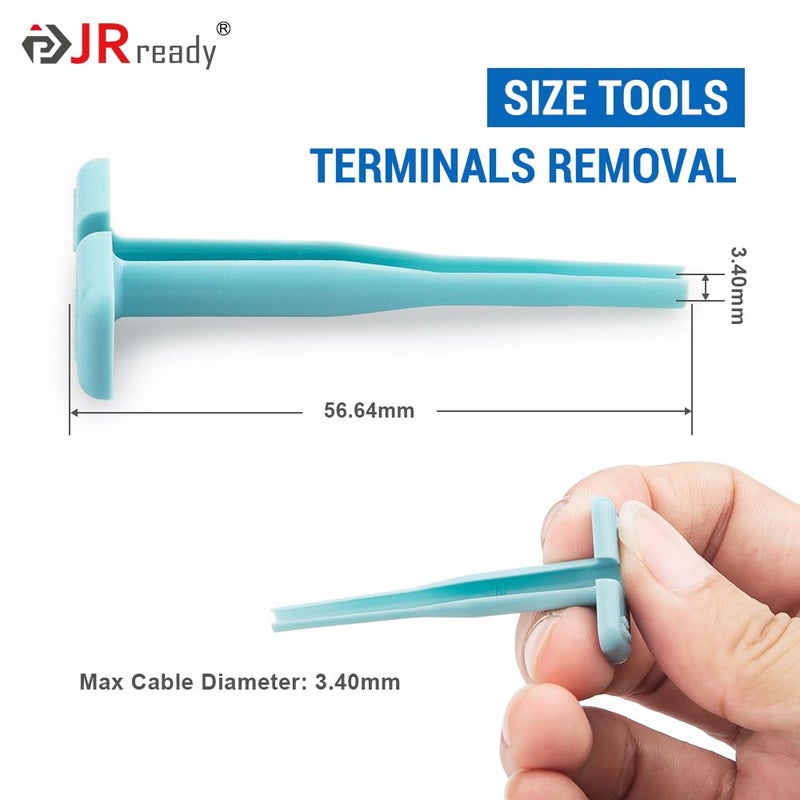 JRready مجموعة أدوات إزالة الطرف JRready ST5269-02 لسلسلة Deutsch DT، أدوات موصل Deutsch 0411-310-1605، مجموعة أدوات استخراج دبابيس الاتصال المصنوعة من الصلب 2PCS - Image 5