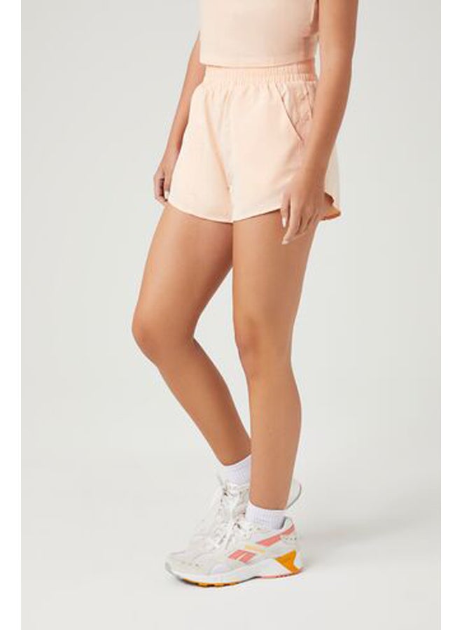 FOREVER 21 Active Snap-Button Windbreaker Shorts  - Image 3