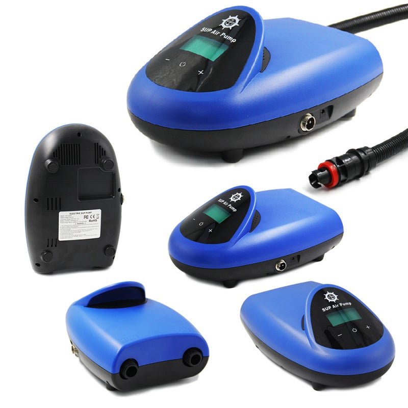 Electric SUP Pump: Blue High-Pressure Dual Motor - Precise Digital Pressure Control Auto-Stop Inflation Deflation Device for Paddle Boards Inflatable Boats Kayak Water Sports Enthusiasts - Image 2