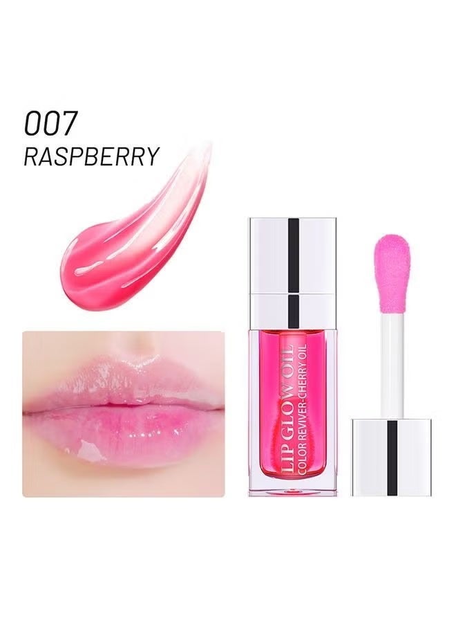 ibcccndc Lip Glow Oil Hydrating Texture For a Clear and Shiny Lips 007 Raspberry - Image 1
