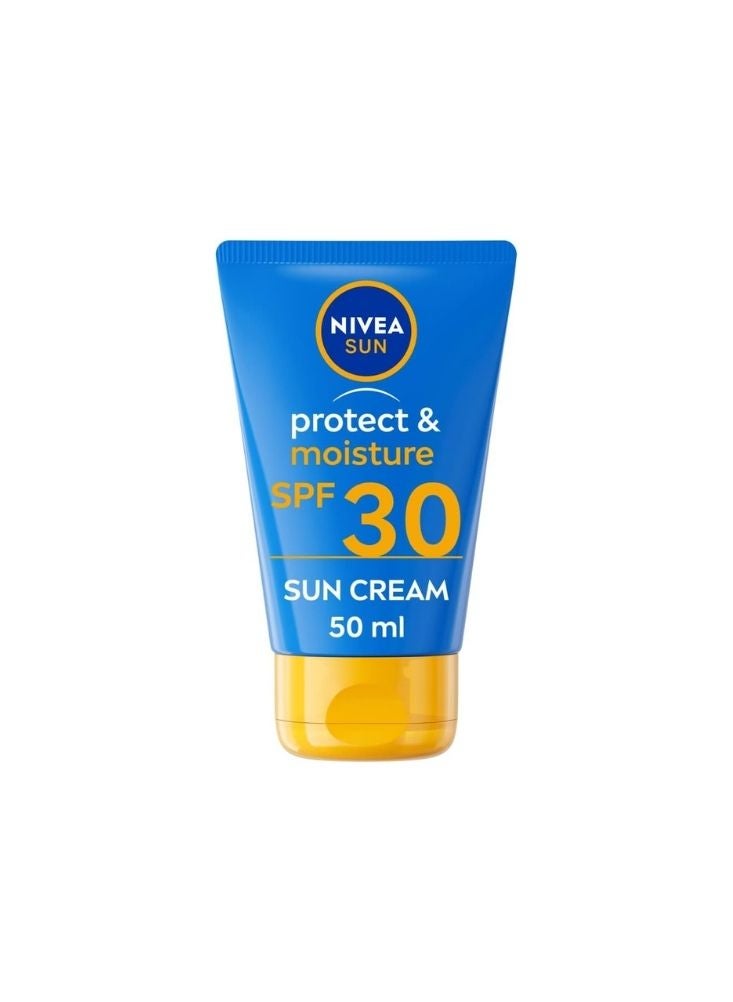 نيفيا كريم نيفيا للحماية والترطيب بعامل حماية ٣٠ - ٥٠ مل - واقي شمسي مقاوم للماء للوجه والجسم - Image 1