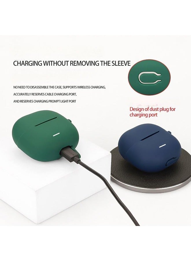 Beauenty Case Compatible with Xiaomi Redmi Buds 6 Lite, Ultra-thin Soft Cover, Slim-Fit, Anti-Fall, Silicone Shockproof Protective Case for Xiaomi Redmi Buds 6 Lite (black) - Image 2