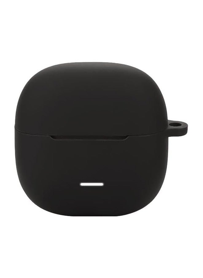 Beauenty Case Compatible with Xiaomi Redmi Buds 6 Lite, Ultra-thin Soft Cover, Slim-Fit, Anti-Fall, Silicone Shockproof Protective Case for Xiaomi Redmi Buds 6 Lite (black) - Image 1