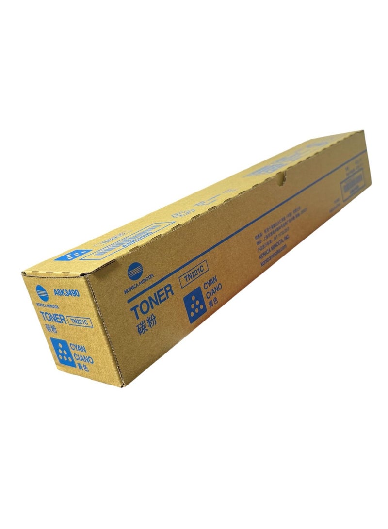 تونر بيز هاب TN-221 أزرق 18,000 صفحة إنتاجية / C227/C287