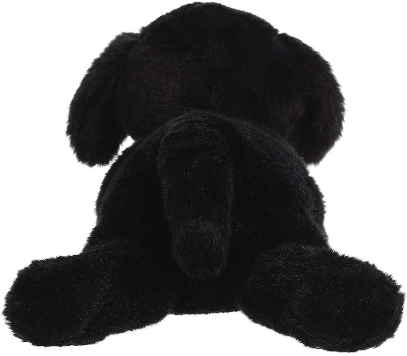 Aurora Adorable Flopsie Black Labrador Stuffed Animal - Playful Ease - Timeless Companions - Black 12 Inches - Image 4