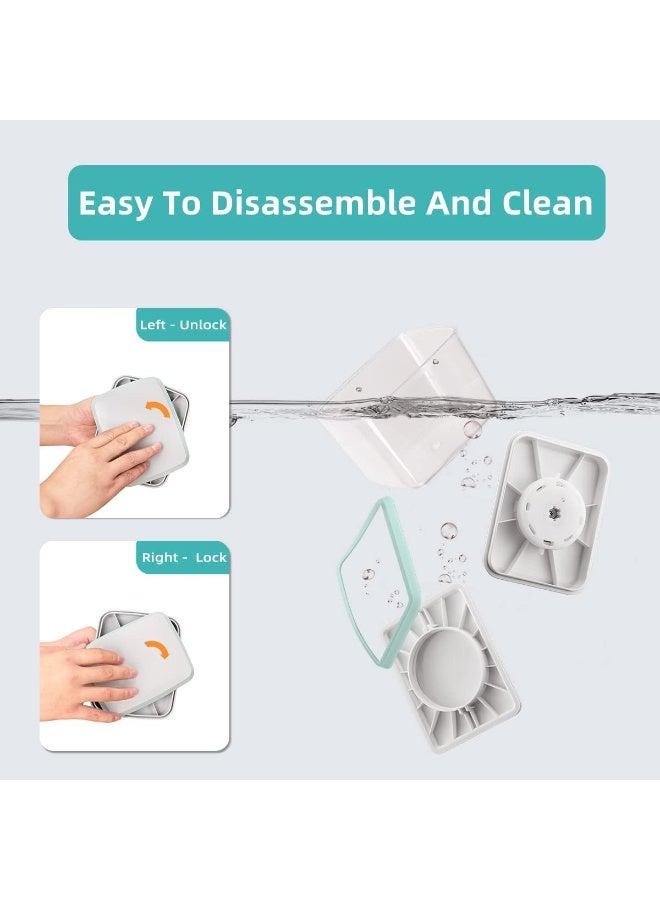 أنكو حاويات تخزين طعام محكمة الغلق من Ankou Premium Pop مزودة بأغطية لتنظيم مخزن المطبخ المنزلي وحاوية قابلة للتكديس للحبوب والوجبات الخفيفة والدقيق والسكر والقهوة والمعكرونة، 12 قطعة (1.2، 2.0، 2.7، 3.3 كوارت)*3 - Image 4