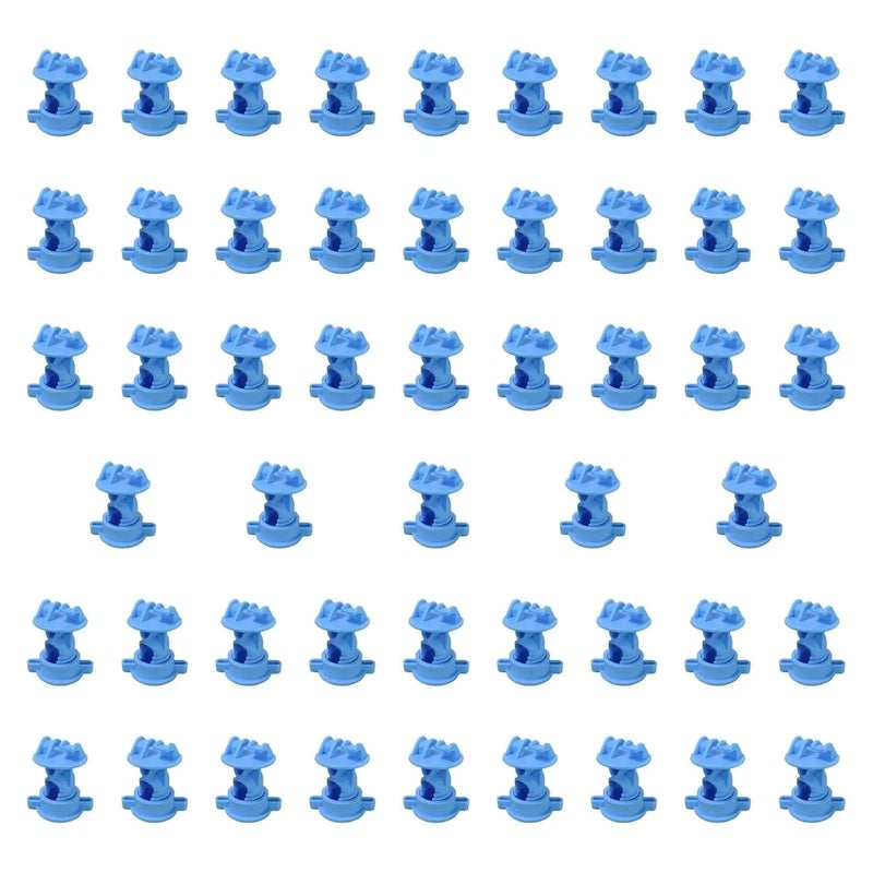 Blue Electric Fence Insulators 100 Pieces For Pet Containment Farm Animal Agricultural Husbandry - Image 2