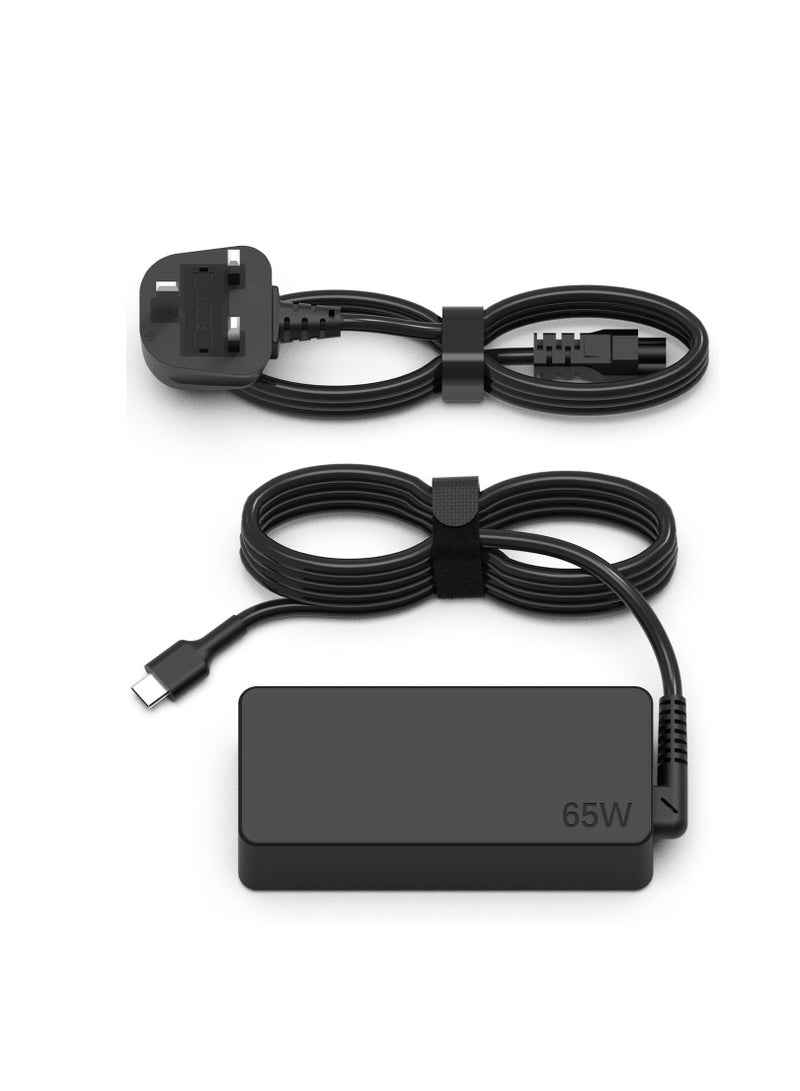 Terabyte Universal 65W USB C Laptop Charger : for Huawei Lenovo HP Acer Asus Samsung Mac book pro Dell, Fast Type C AC Adapter Power Cord Replacement - Image 1