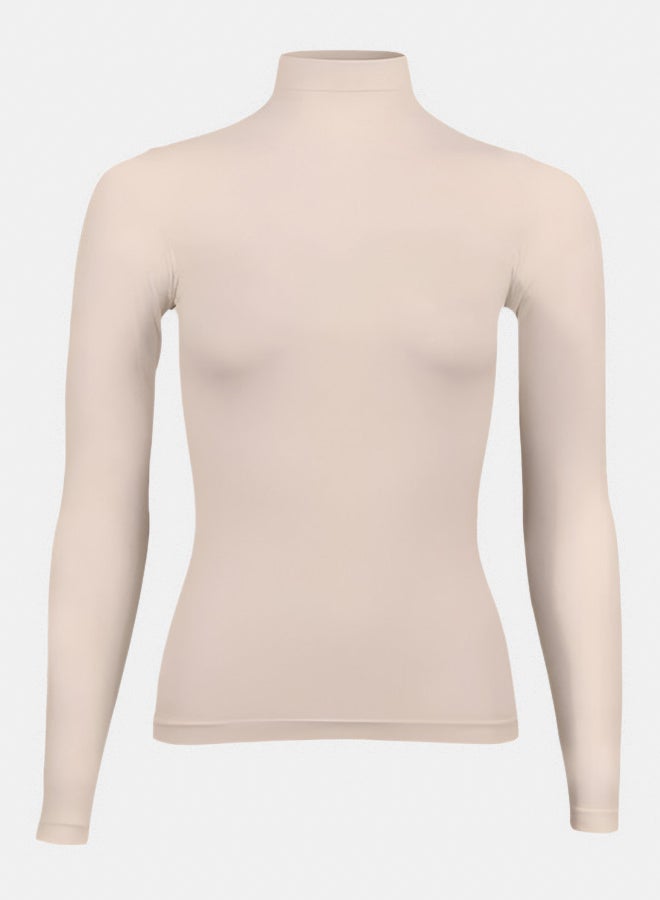 Silvy Lycra Celina High Long Sleeves High Neck Top For Women - Image 1