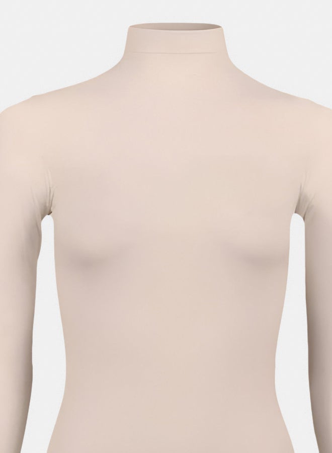 Silvy Lycra Celina High Long Sleeves High Neck Top For Women - Image 2