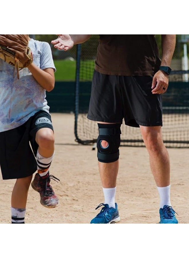 Knee Support Brace - Stabilizing Double Hinged Design - Durable & Easy-to-Use for Sprains, Strains & Daily Support - Image 3