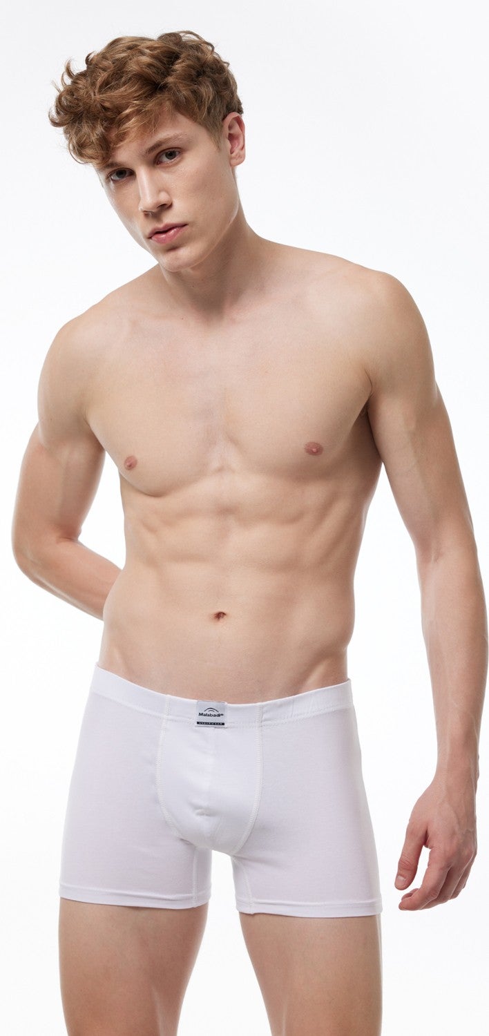 Malabadi Men's Mixed Color 5 Piece Cotton Elastane Boxer 5M074  - Image 2