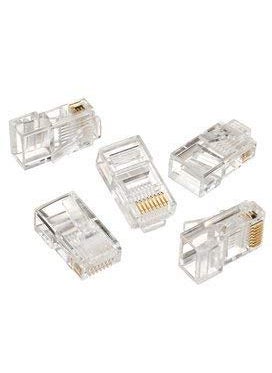 Generic Metal Networking Working Tools Rj45 Rj11 Crimping Multitec Cutter Kd1 Professional Punch Down Tool Network Lan Cable Tester 9v Battery and Rj45 Plug 25 Pc Connectors Network Ethernet Tools  - Image 4