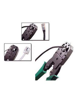 Generic Metal Networking Working Tools Rj45 Rj11 Crimping Multitec Cutter Kd1 Professional Punch Down Tool Network Lan Cable Tester 9v Battery and Rj45 Plug 25 Pc Connectors Network Ethernet Tools  - Image 3