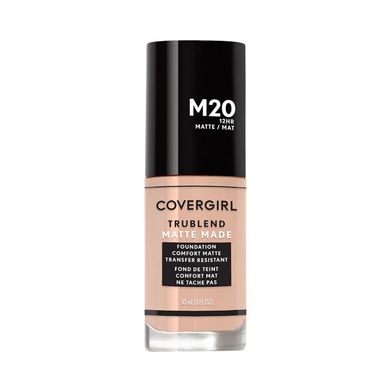 COVERGIRL TruBlend Matte Made Liquid Foundation, Warm Beige - Image 1