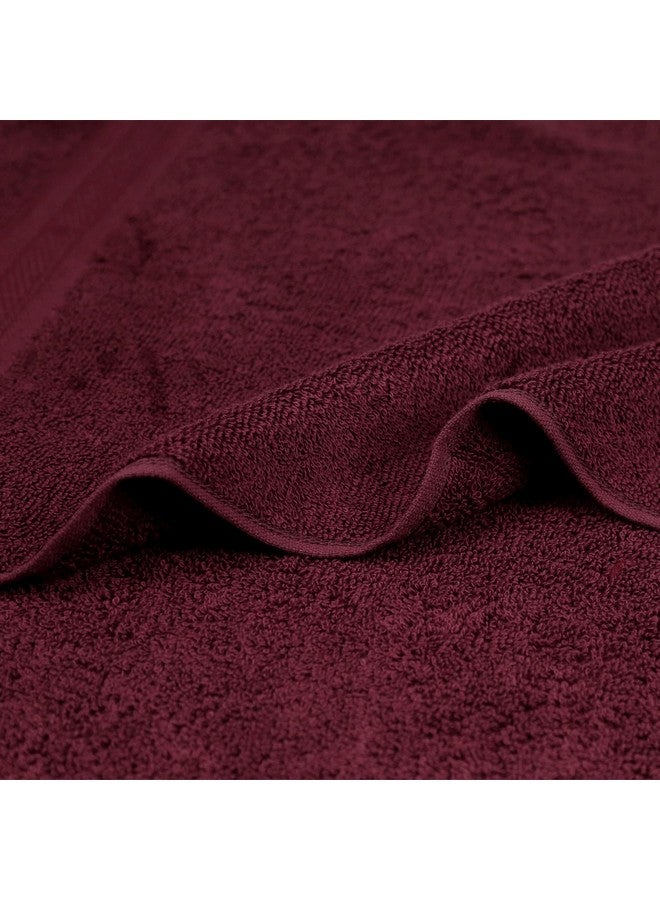 Trident Soft Comfort Air Rich 100% Cotton Towels for Bath, 500 GSM Large Size Bathroom Towels for Men/Women, 1 Piece Bath Towel (69cm x 137cm), Red Wine - Image 3