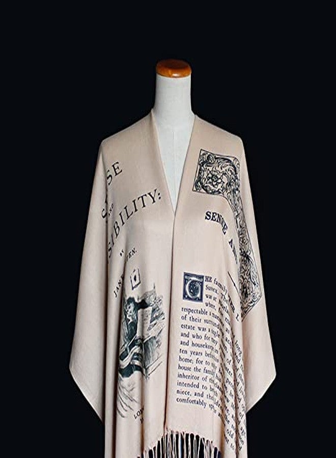 Universal Zone Sense and Sensibility by Jane Austen Shawl Scarf Wrap - Image 5