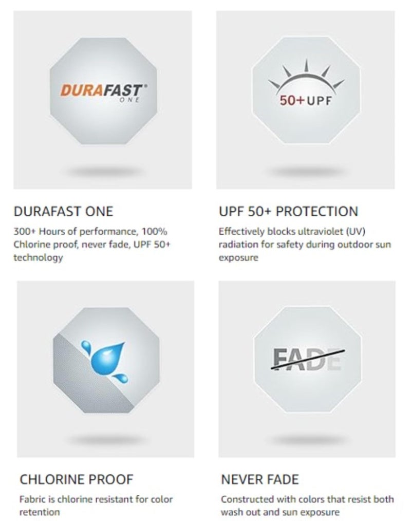 TYR Men's Standard Durafast One Jammer Swimsuit, Black, 30 - Image 5